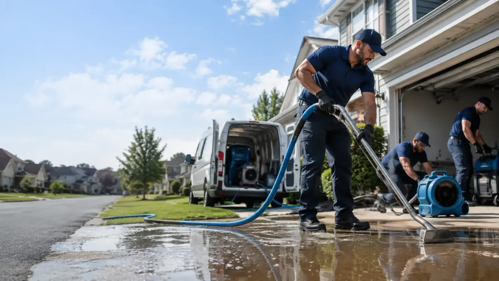 Flood Damage Restoration in West College Corner, IN